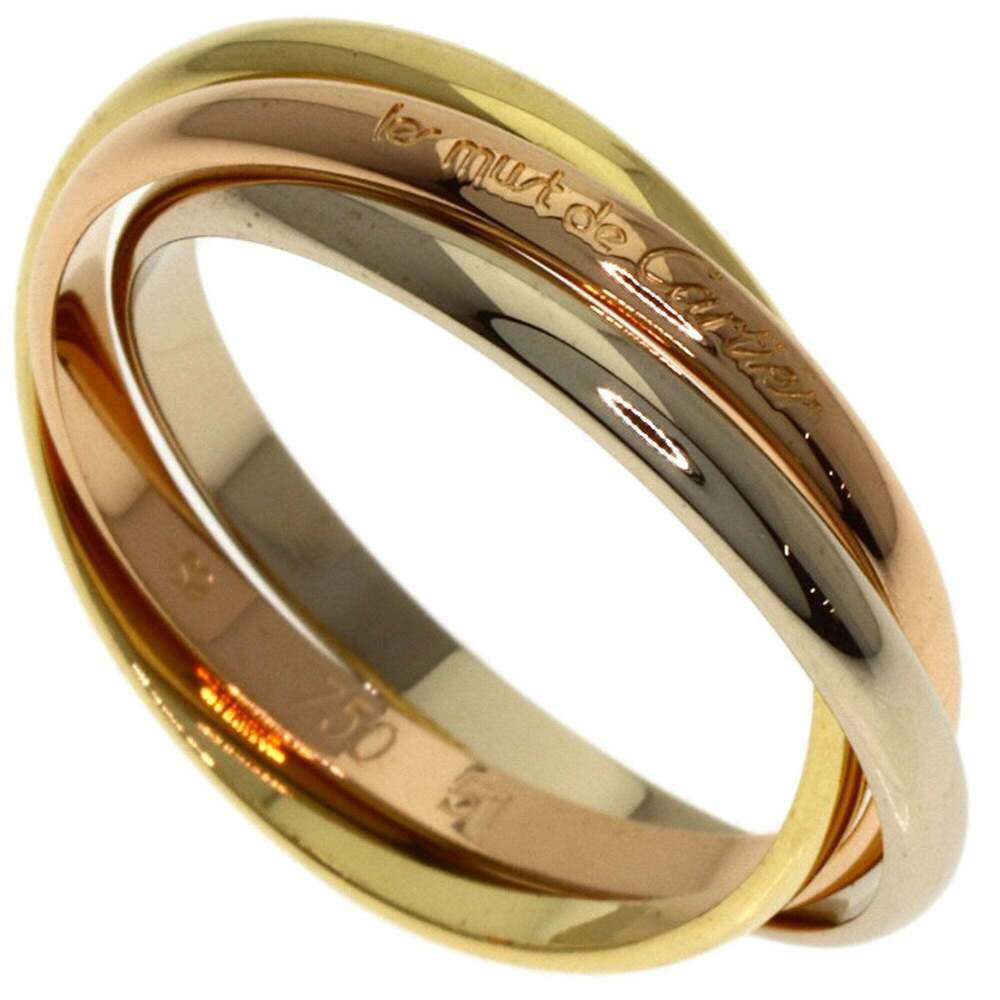 CARTIER 18k Gold Trinity Ring #51
